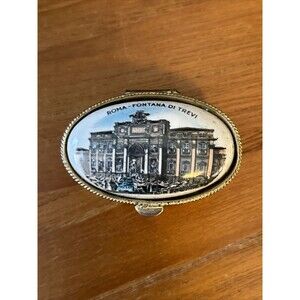 Vintage Roma Fontana Di Trevi pill box